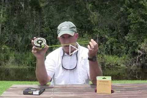 How to set up a fly fishing reel: Adding backing to your reel