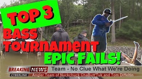 Top 3 Bass Fishing Tournament Fails | With Funny Commentary