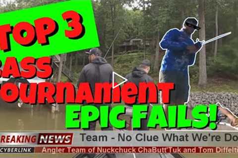 Top 3 Bass Fishing Tournament Fails | With Funny Commentary