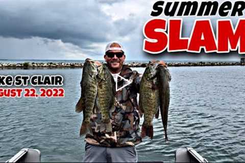 Lake St Clair Smallmouth Fishing LATE SUMMER SMASH