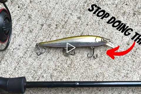 90% Of Anglers Don't Know How To Fish A Jerkbait!  Learn To Master It With These Retrieves!