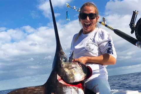 Nice Swordfish Caught on a Daytime Swordfishing Charter