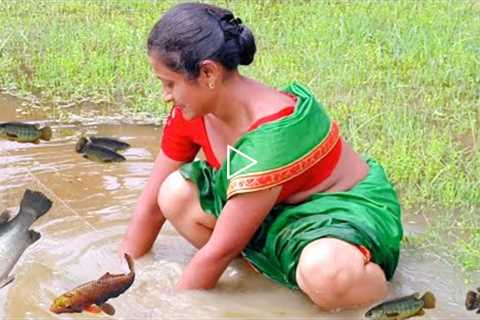 Fish Catching After Cooking। Vetki Vola Fishing Before Heavy Rain