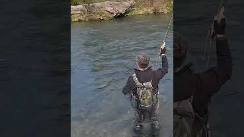 He caught the wrong trout 🤣🤣