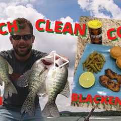 CATCH CLEAN COOK | KFRED KAJUN SEASONING | CRAPPIE RECIPE | BLACKENED FISH | FISH RECIPES