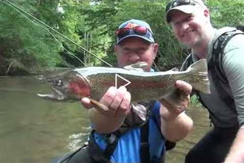 Fall Fly Fishing Wild Browns and Bows with the Lively Legz Crew