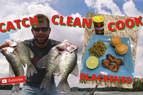 CATCH CLEAN COOK | KFRED KAJUN SEASONING | CRAPPIE RECIPE | BLACKENED FISH | FISH RECIPES