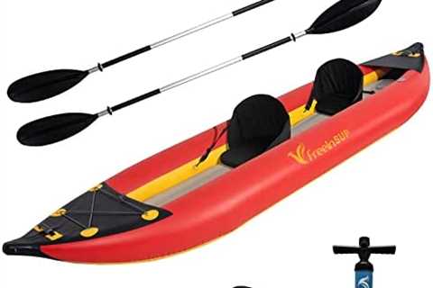 Freein Kayak|Emergency Boat| 1-2 Person Professional Series Lightweight Inflatable Kayak Sit-in..