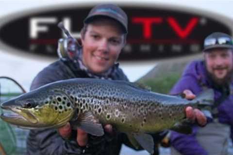 FLY TV - Brown Trout Fly Fishing with Big Streamers