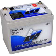 Lithium Pros Kayak Battery TM133 12.8V 33Ah Lithium Ion